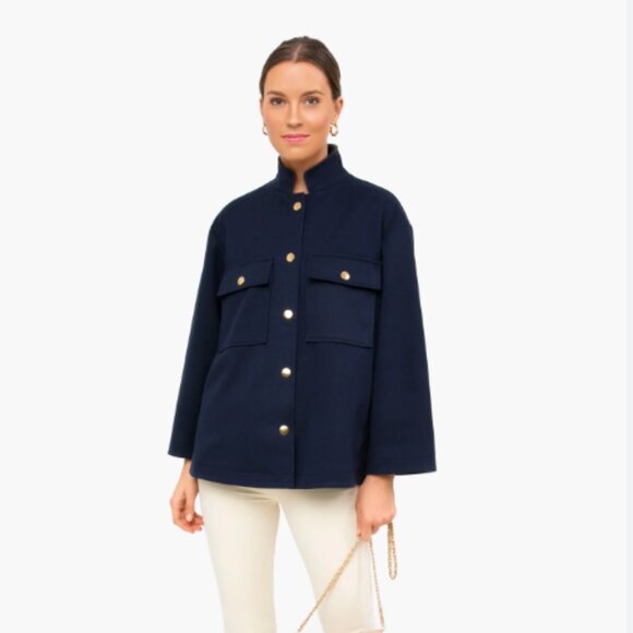 Tuckernuck Jackets & Blazers - Tuckernuck Navy Marant Shirt Jacket